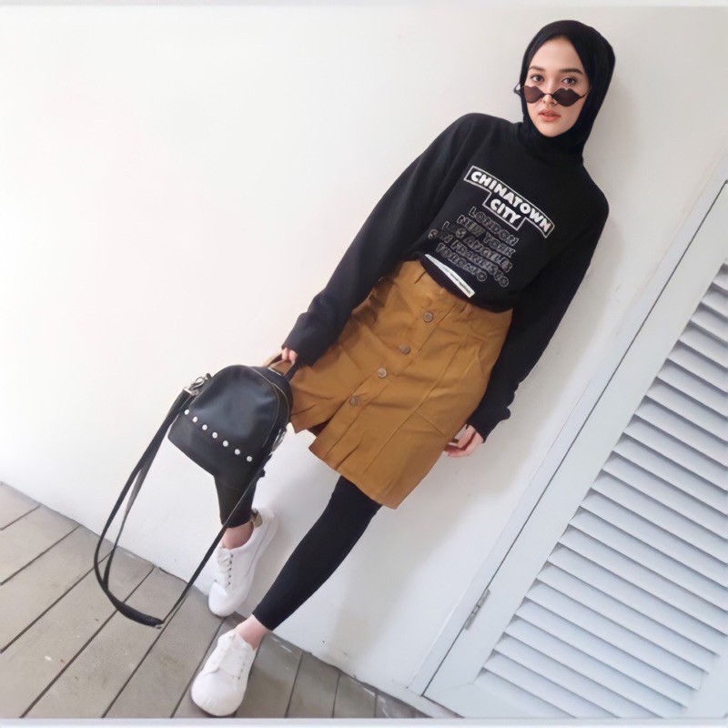 ABEL SKIRT / ROK JEANS PENDEK / ROK MINI JEANS / ROK JEANS