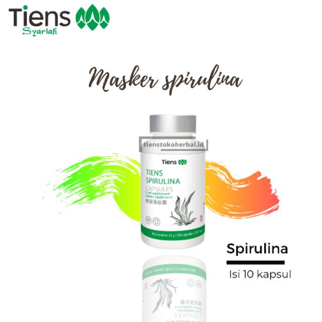 Masker wajah spirulina Tiens | masker original spirulina | spirulina original Tiens | penggemuk |