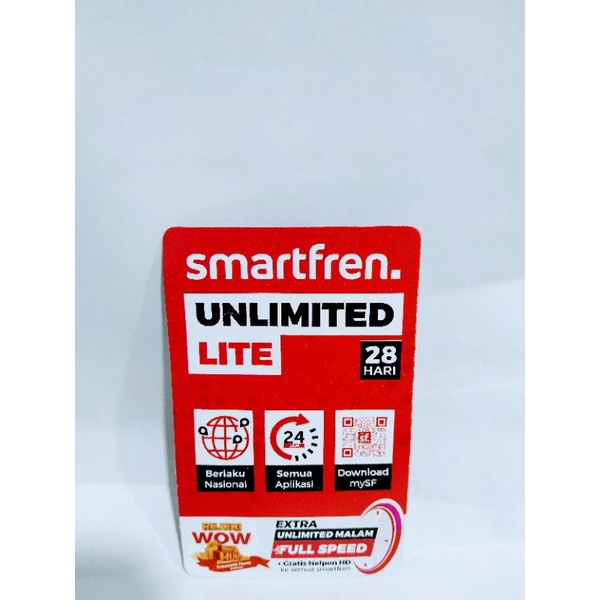 Voucher Data Smartfren unlimited Maxi Lite