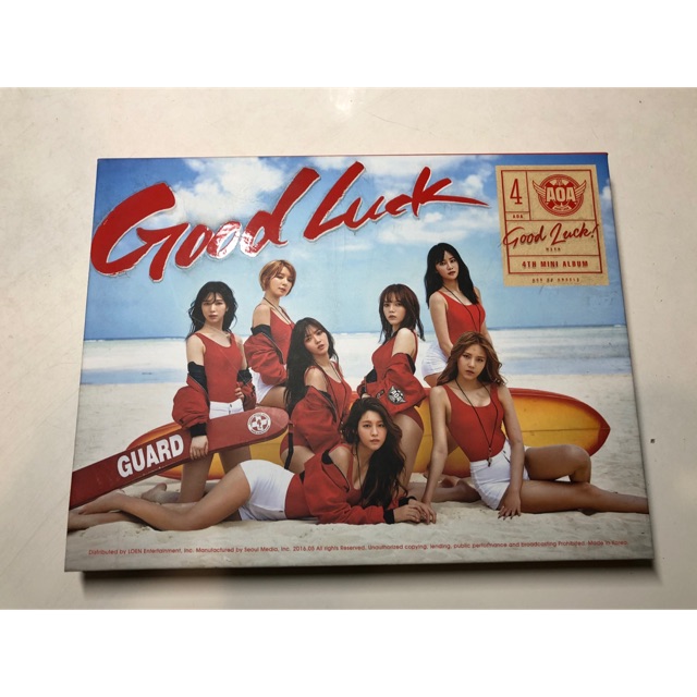 AOA Good Luck with SeolHyun Photocard Korean Album Preloved/Second