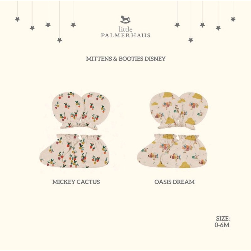 Mittens and Booties Sarung tangan bayi Disney series by Little Palmerhaus