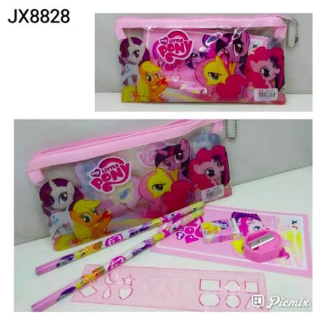 

Tempat Pensil Karakter / Study Set / Alat Tulis Set Anak Sekolah motif Kartun