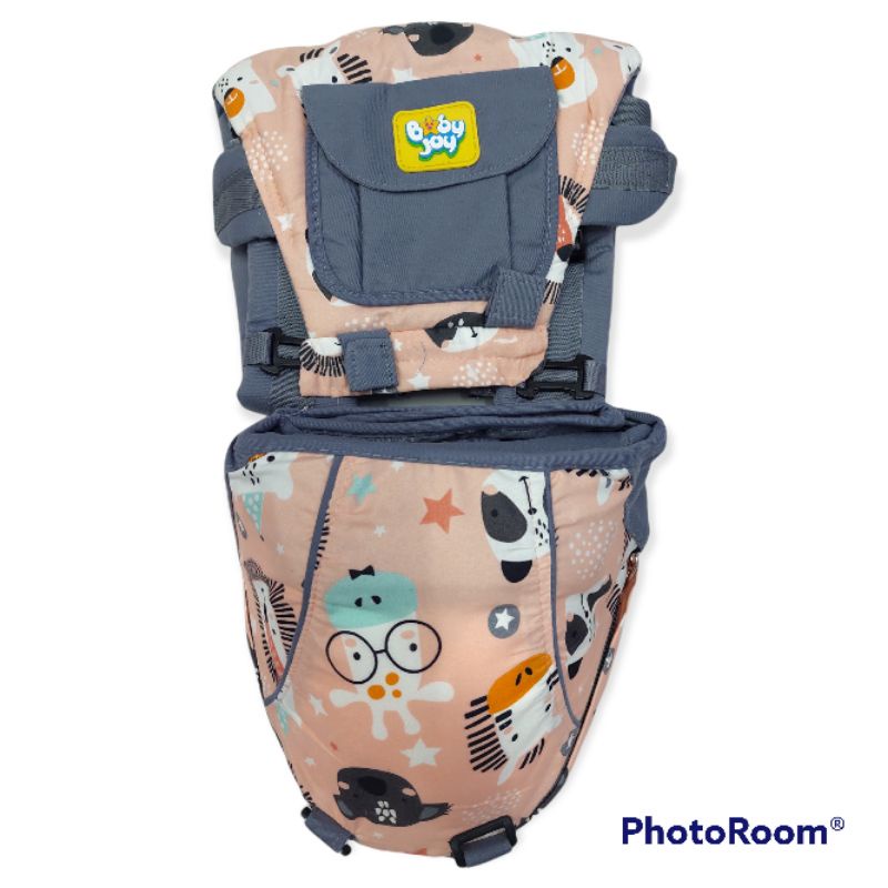 Baby Joy Gendongan Hipseat Print Zoo Dino Series dan Pinguin Series| Baby Joy Gendongan Bayi Depan Print Zoo dan Pinguin