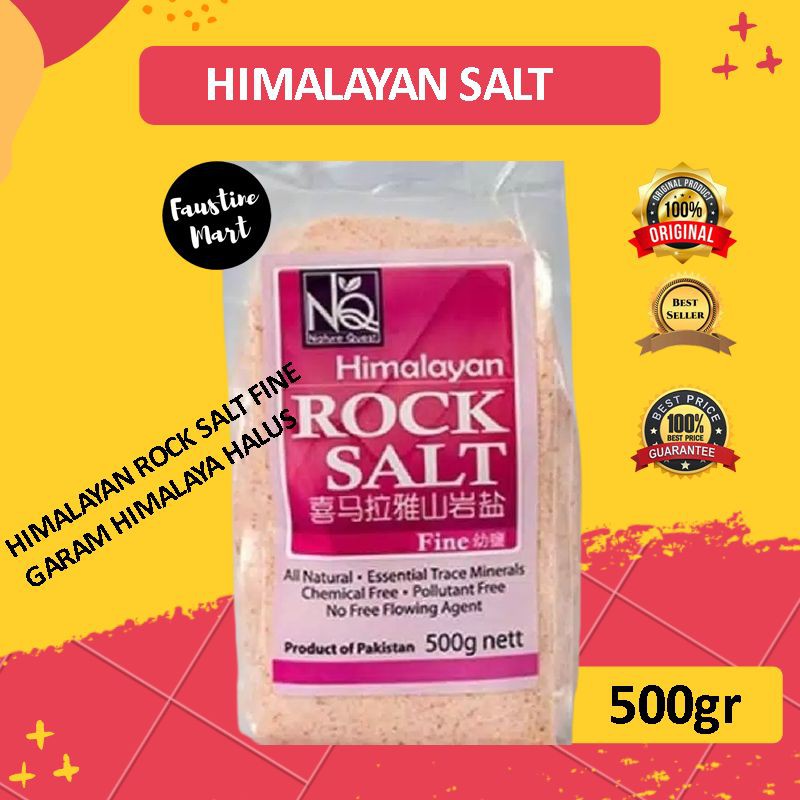 Jual HIMALAYAN SALT / GARAM HIMALAYA / NQ HIMALAYAN ROCK SALT FINE ...