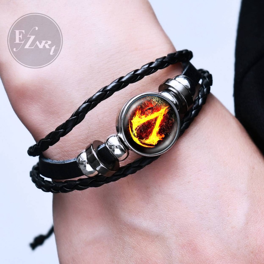 GELANG COSPLAY GAME ASSASSIN CREED ICON BADGE SYMBOL LOGO KULIT MULTILAYER