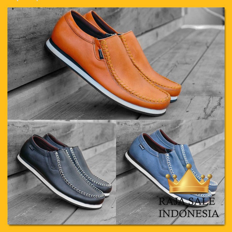 Sepatu Kasual Kulit Asli G09