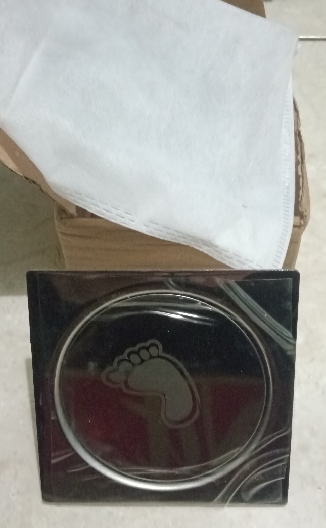 Saringan Got Injak Step Floor Drain Stainless 4 Inch/ Saringan Got Injak Kamar Mandi