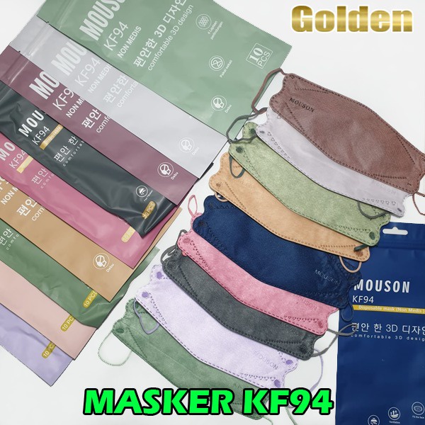 Mouson / Careion / CCare Masker KF94 Korea Face Mask Original 10pcs / 10 pcs