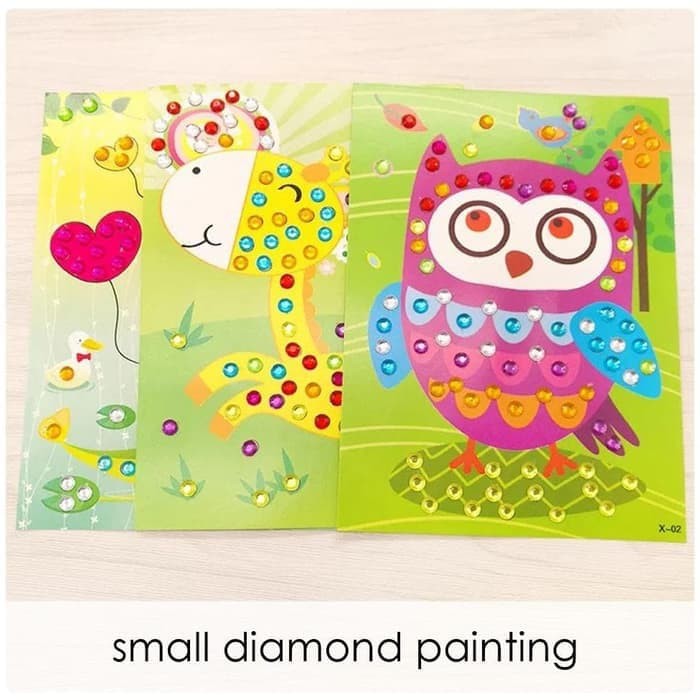 

SMALL DIAMOND PAINTING-Stiker Manik-Diamond Mosaic Art N Craft