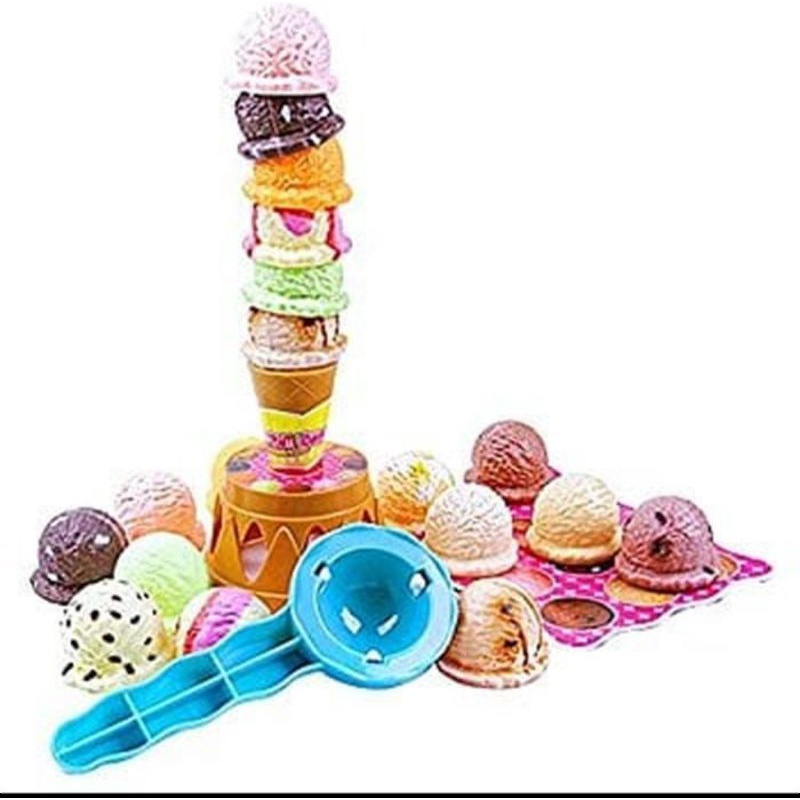 ICE CREAM TOWER/ mainan es krim/ mainan anak