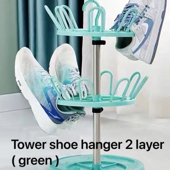 SHENAR EIFFEL TOWER SHOE PORTABLE / RAK JEMURAN SENDAL SEPATU / HANGER KAOS KAKI / GANTUNGAN PRAKTIS SERBAGUNA