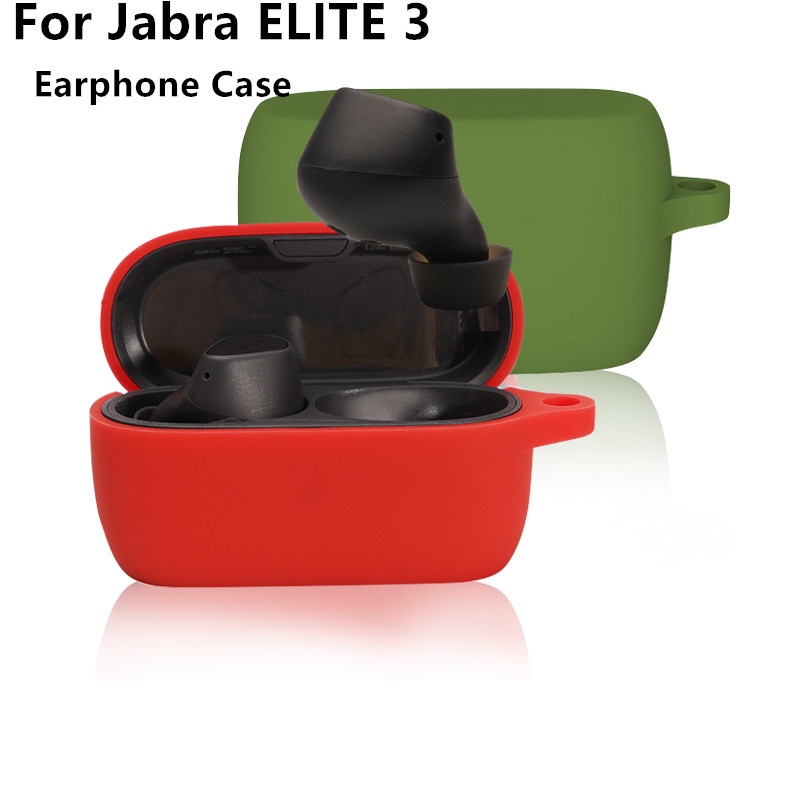 Soft Case Silikon TWS Jabra Elite 2 3 + carabiner