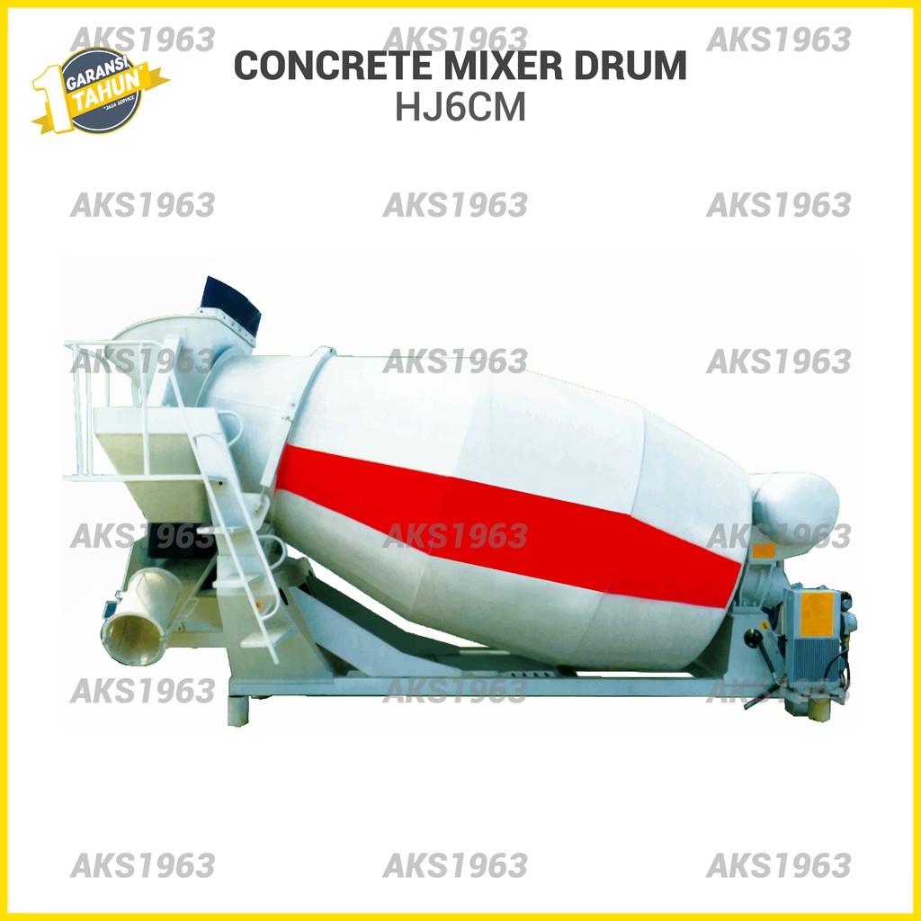 Jual Drum Mixer Beton Molen Semen Concrete Mixer Drum HJ6CM Shopee Indonesia