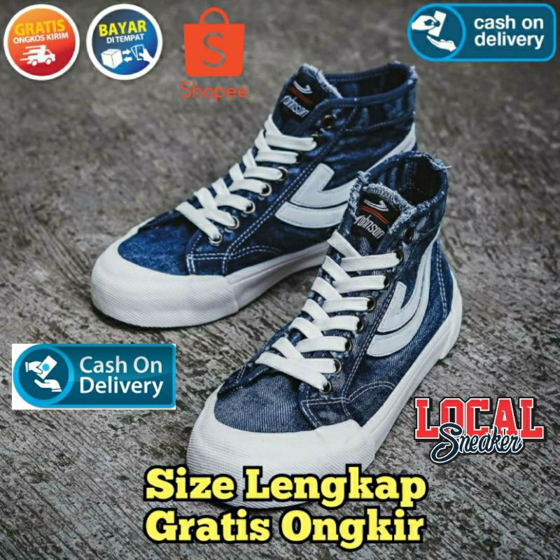 SEPATU JOHNSON DENIM HIGH JOHNSON GALAXI PRO DENIM HC SEPATU SNEAKERS DENIM HIGH ORIGINAL