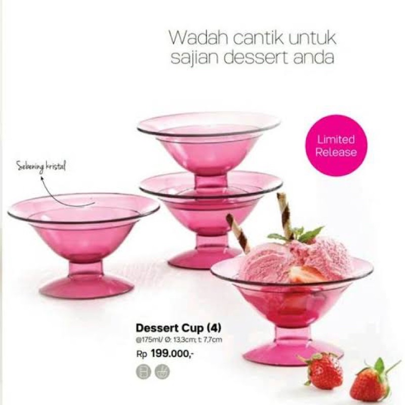 TUPPERWARE DESSERT CUP