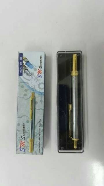 Pulpen Bekam Stainless Sammora Lancing Pen Tusuk Jarum Stenlis Samora