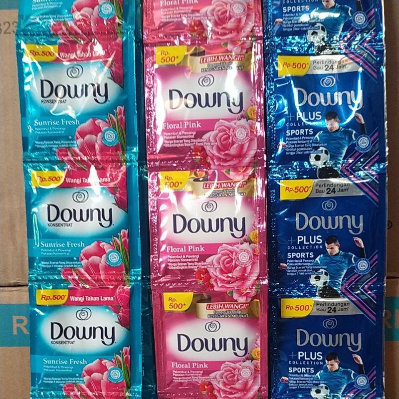 Jual Downy Pelembut Dan Pewangi Pakaian Renceng Isi Sachet Shopee Indonesia