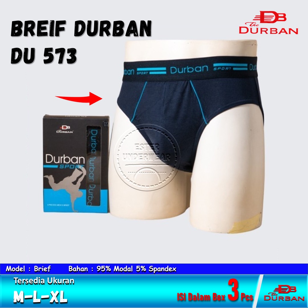 Celana Dalam Pria Durban Sport DU 573 Isi 3Pcs/Pack