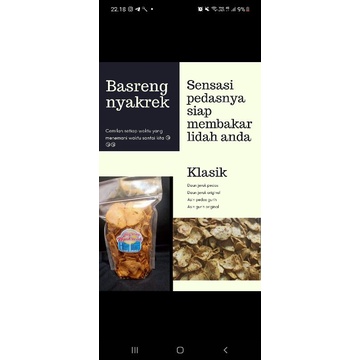 

nyakrek basreng1/5kg