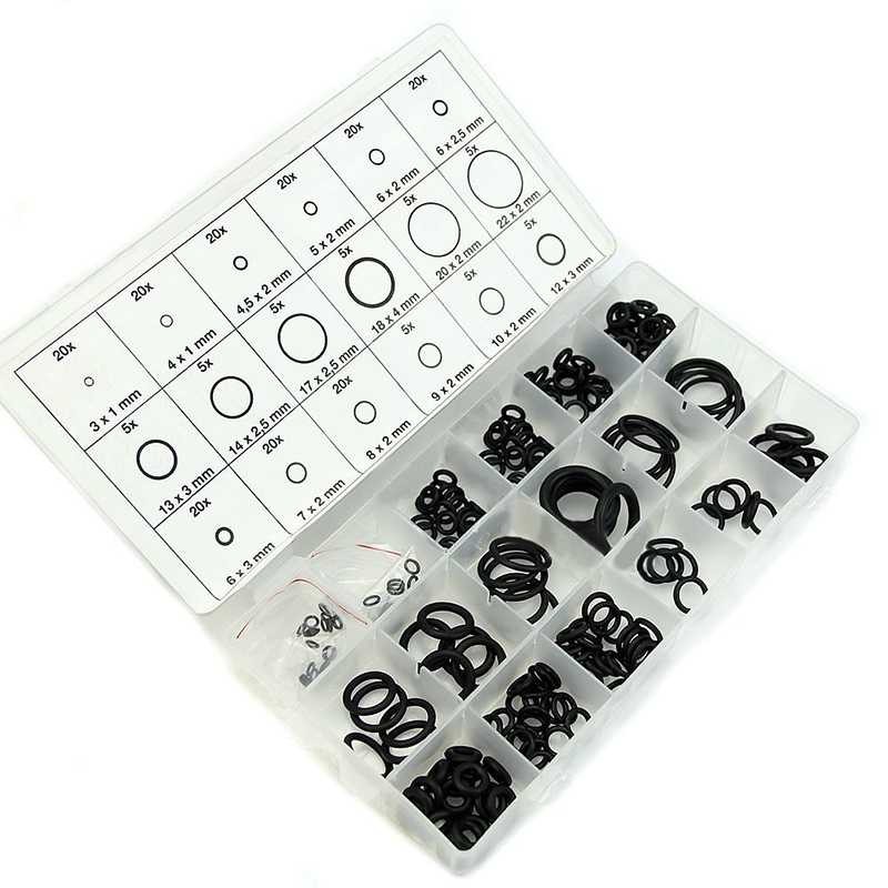 Karet Rubber O Ring Seal Tightening 225PCS
