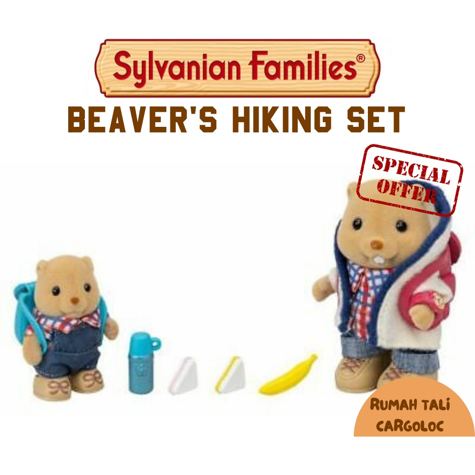 Boneka SYLVANIAN FAMILIES BEAVER's HIKING SET