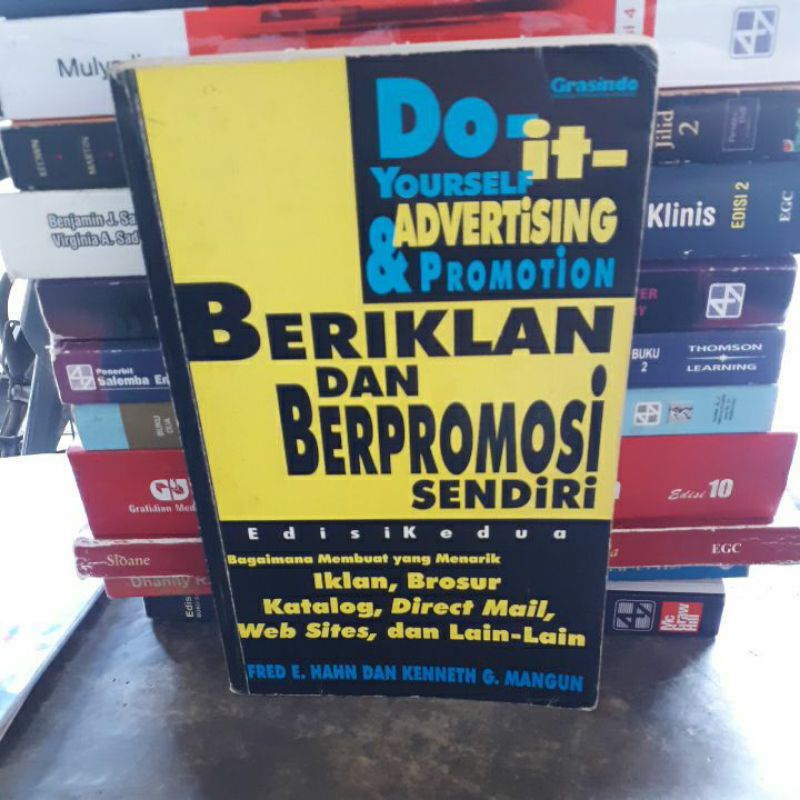 

BUKU ORIGINAL BERIKLAN DAN BERPROMOSI SENDIRI