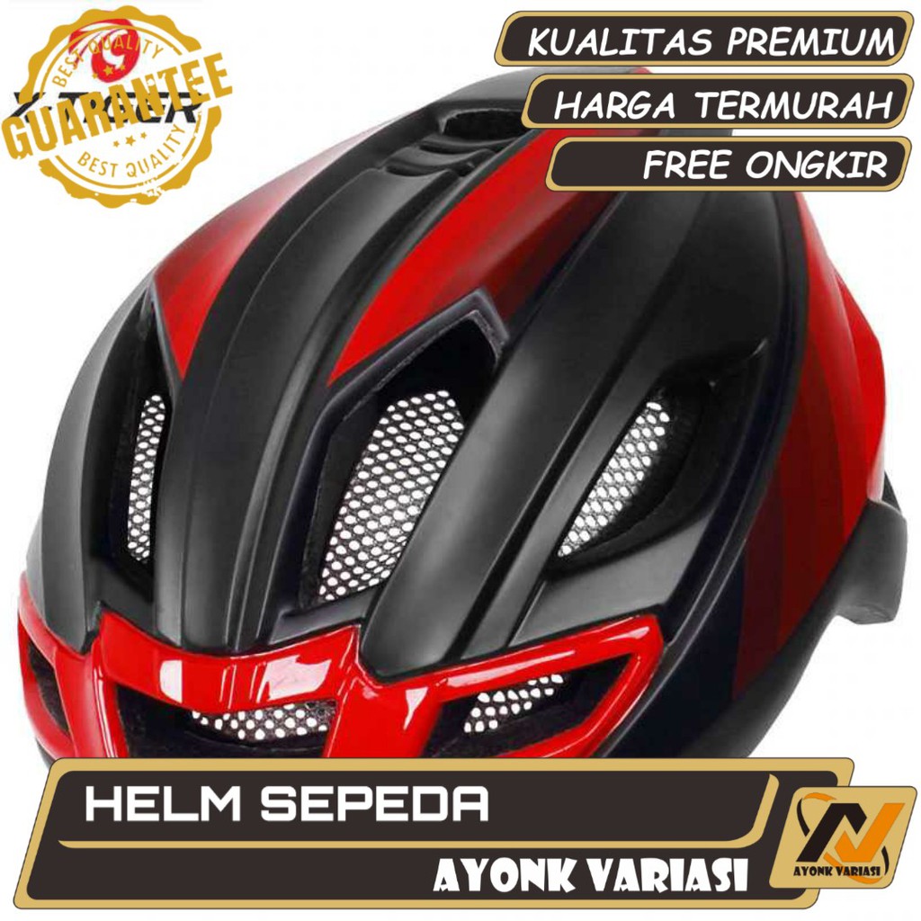 X-TIGER Helm Sepeda lipat mtb bmx road bike Ultralight Cycling Bike Cap Tail Light X-TK-06