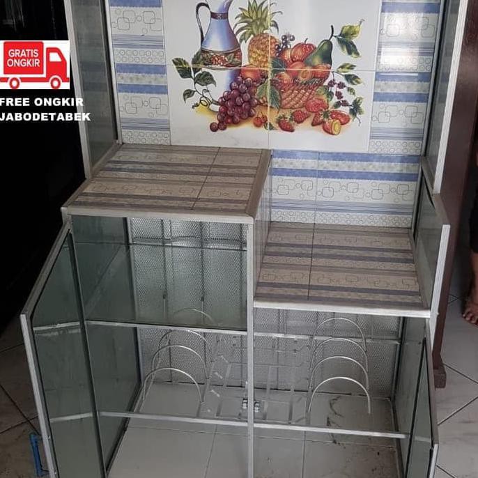 rak piring 2 pintu/lemari piring 2 pintu