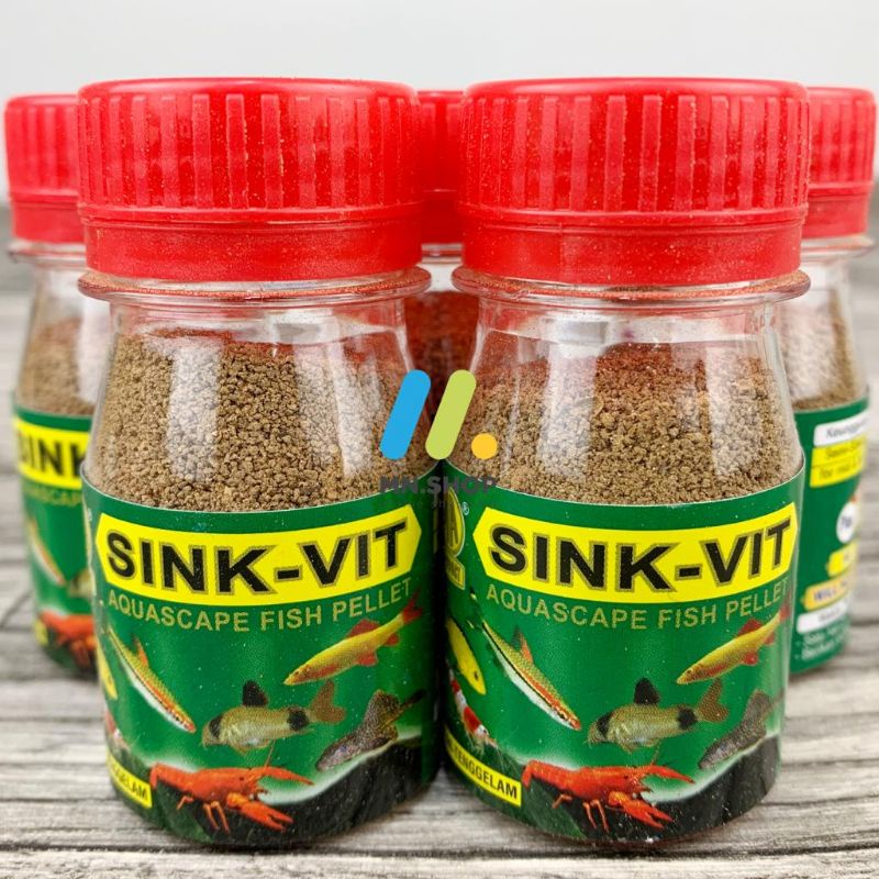 Akari Sink Vit 20 gr Pakan Udang Hias & Ikan Kecil Aquascape Fish