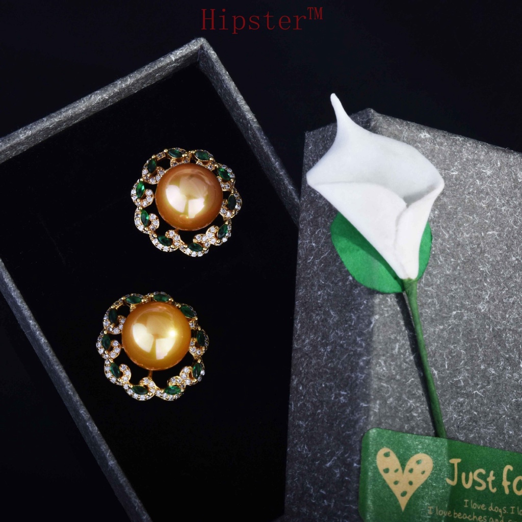 Luxury Premium Custom Natural Nanyang Pearl Set Shell Pearls Ear Studs Ring Pendant Necklace