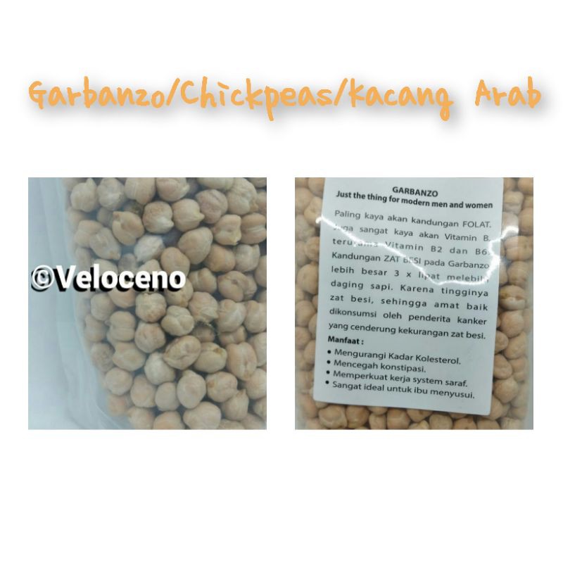 

Garbanzo / Chickpeas / Kacang Arab 500gr