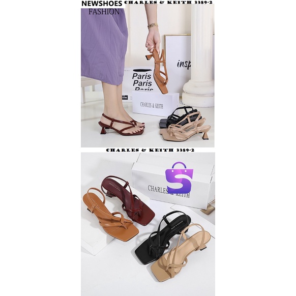 SEPATU WANITA HEELS SLINGBACK 3389-2