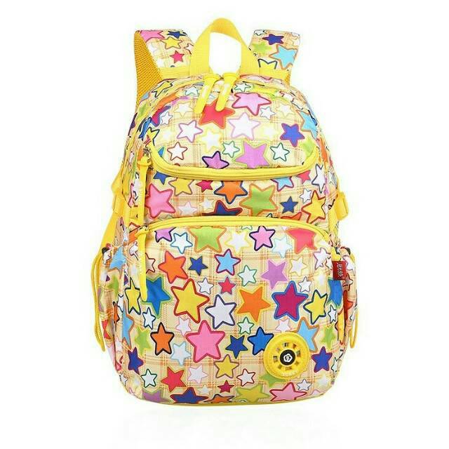 Tas Ransel Sekolah - SunEight Yellow Star Backpack