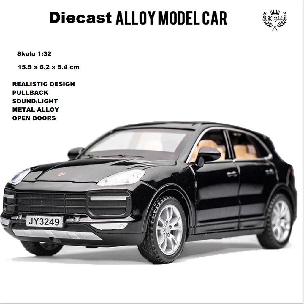 DIECAST Miniatur MOBIL PORSCHE Cayenne Skala 1:32 Metal Series