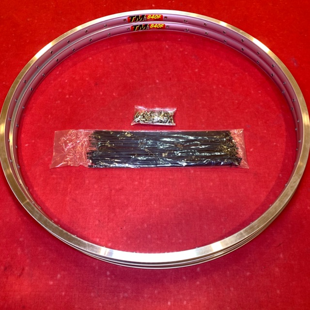 Rims Araya TM 840F 32H + Jari-Jari Sepeda 26”