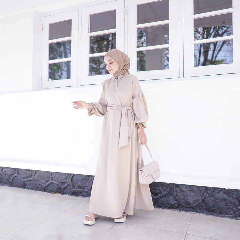 LOCANA LABEL CASSY DRESS-Ivory