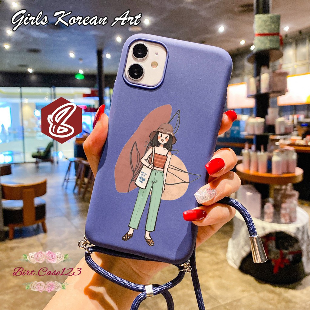 Softcase Slingcase Tali Lanyard Candy GIRLS KOREAN Xiaomi Pocophone M3 X3 BC3756