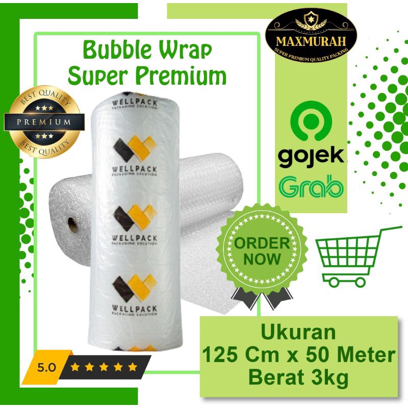 Jual Plastik Bubble Wrap Bening Wellpack Super Premium Shopee Indonesia