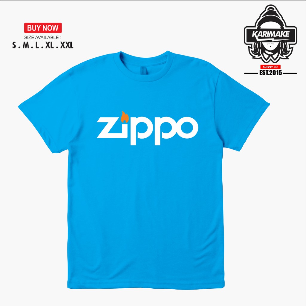 Kaos Baju Zippo Logo Kaos Distro Karimake Shopee Indonesia