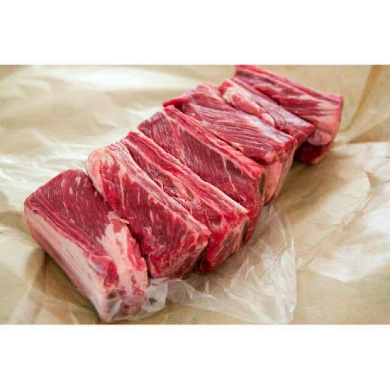 AUS Premium Iga Sapi Import Shortribs Grade A 500gr