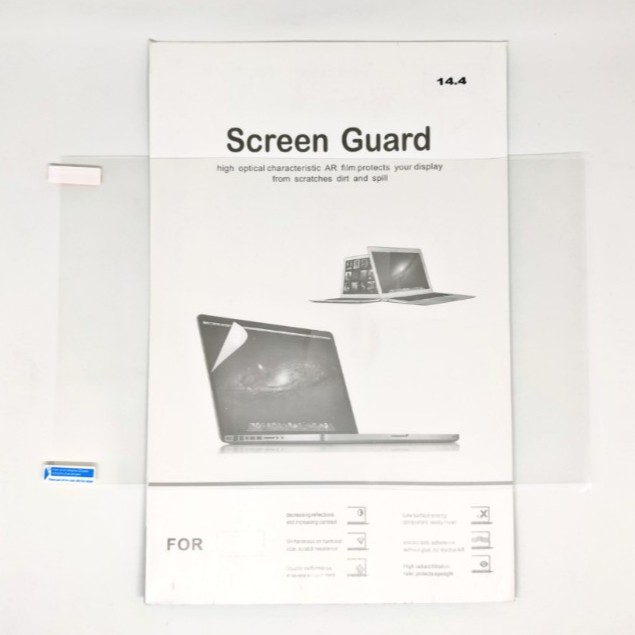 SKU-1154 SCREEN PROTECTOR 14.4 INCH 304x190 MM SCREEN GUARD ANTI GORES