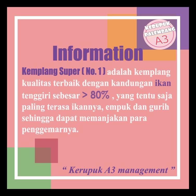 

GETAS BANGKA SUPER KERUPUK BANGKA KEMPLANG BANGKA SUPER PILUS KRETEKAN BERKUALITAS