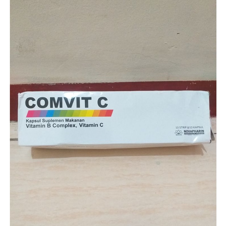 (MURAH LEBAY) COMVIT C KAPSUL VITAMIN 1 BOX
