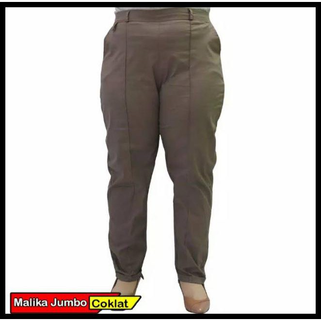 big size celana  panjang wanita  model  baggy  pants  malika 