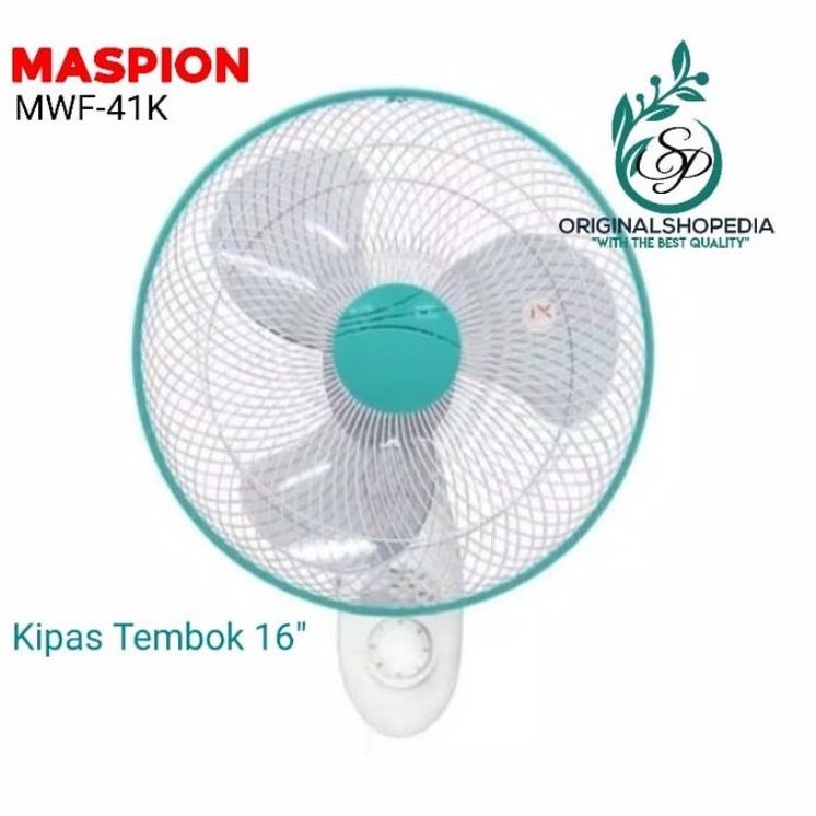 KIPAS ANGIN MASPION TEMBOK 16" MWF-41K KIPAS GANTUNG MASPION WALL FAN