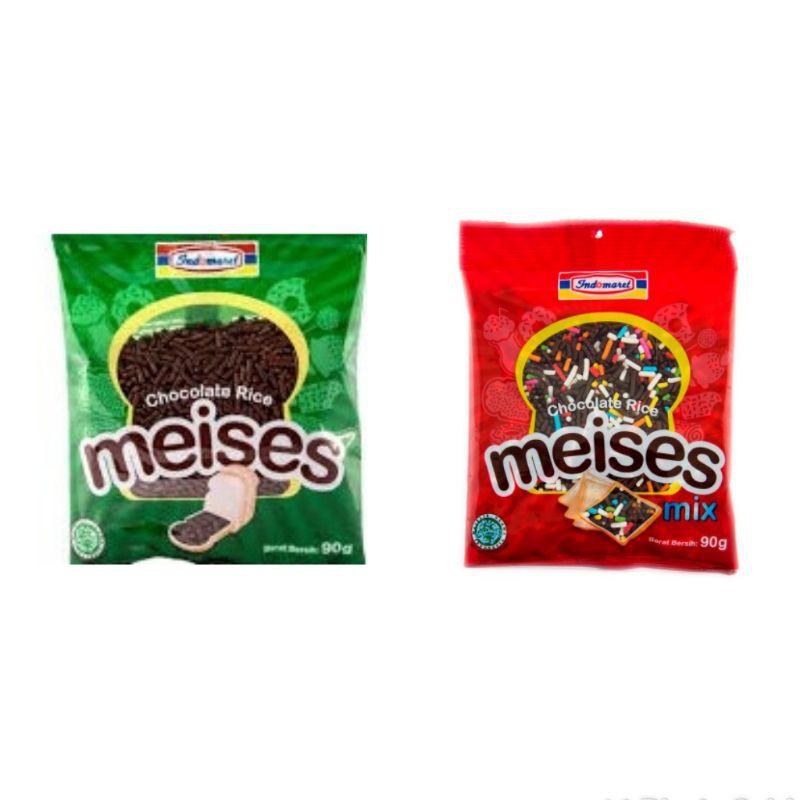 Indomaret Meises coklat/meises mix 90gr