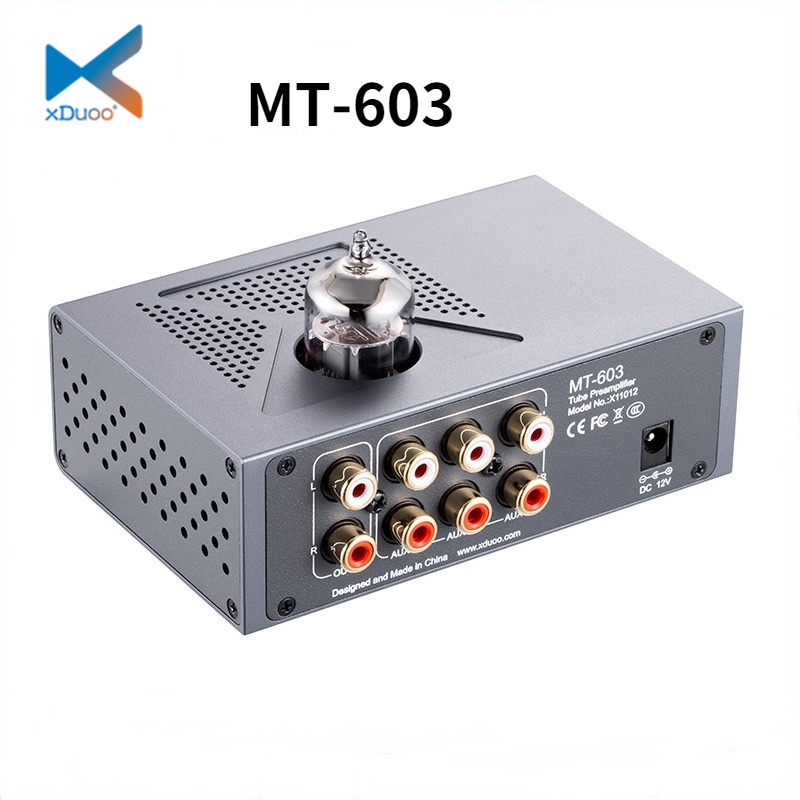 XDUOO MT-603 Multiple Pre-Amp 4 Audio Input, One Audio Output 12AU7 Tube Amplifier MT603