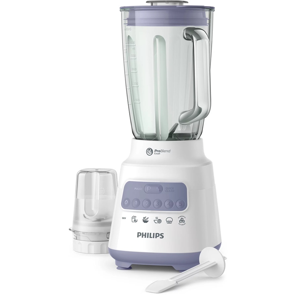 Philips HR2222 Blender Gelas Kaca 2222 - Garansi Resmi