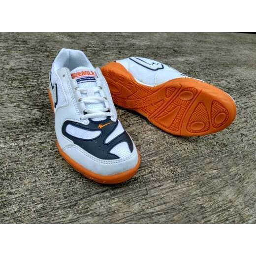 Sepatu bulutangkis badminton eagle all england putih origin murah asli - Putih- 39