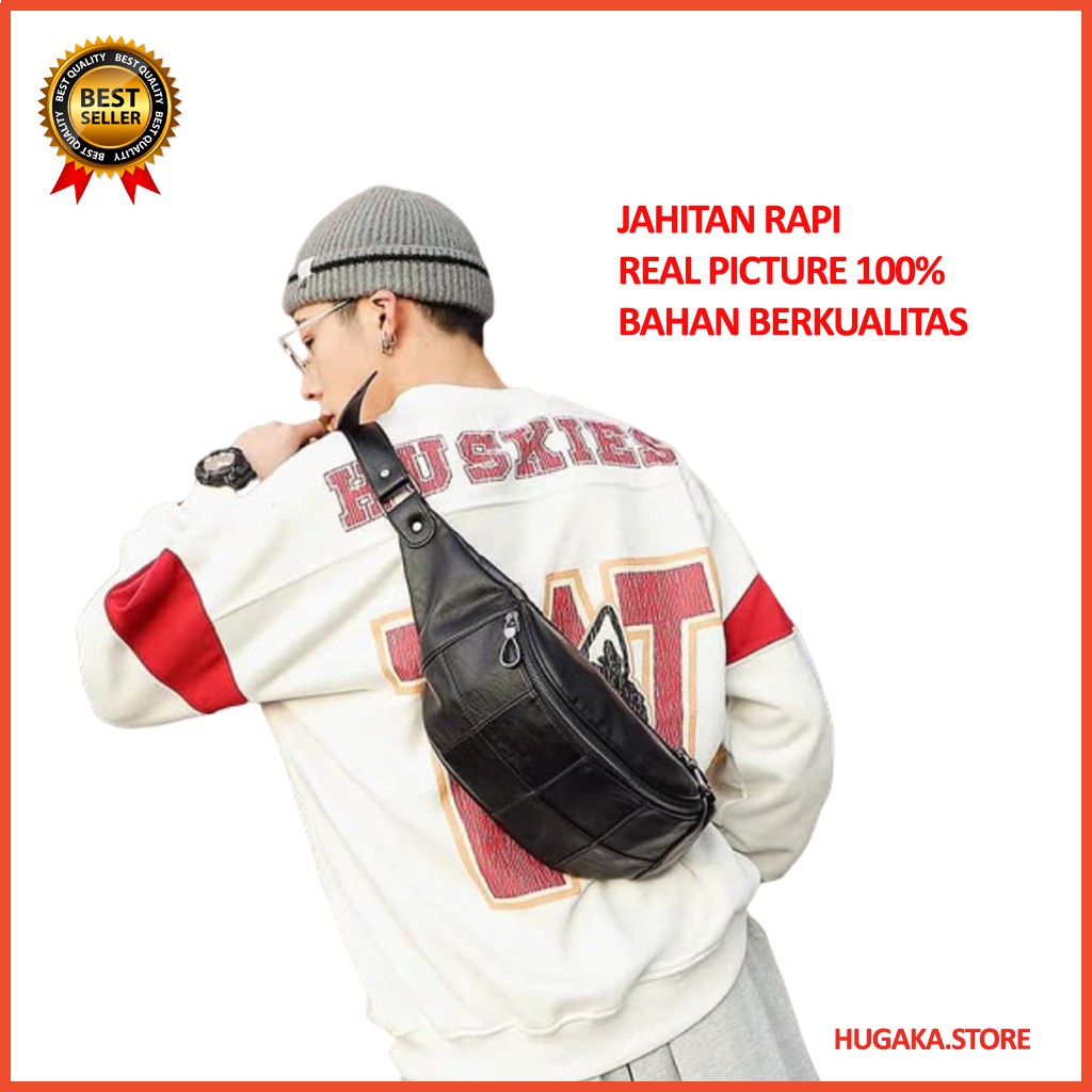 TAS SELEMPANG PRIA THOMSON COD SLING BAG DISTRO IMPORT SALE TAS PRIA COWOK MURAH SLEMPANG KULIT ORI